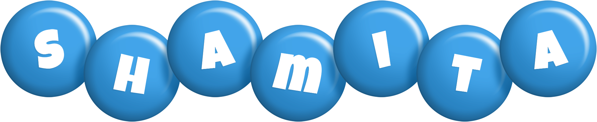 Shamita candy-blue logo