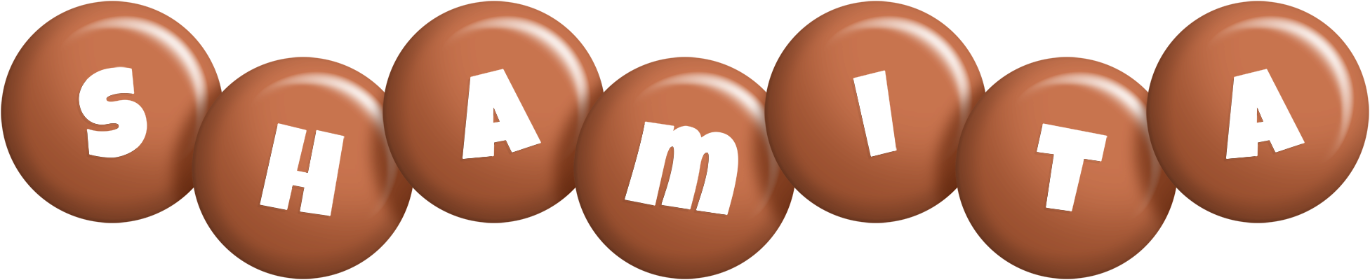 Shamita candy-brown logo
