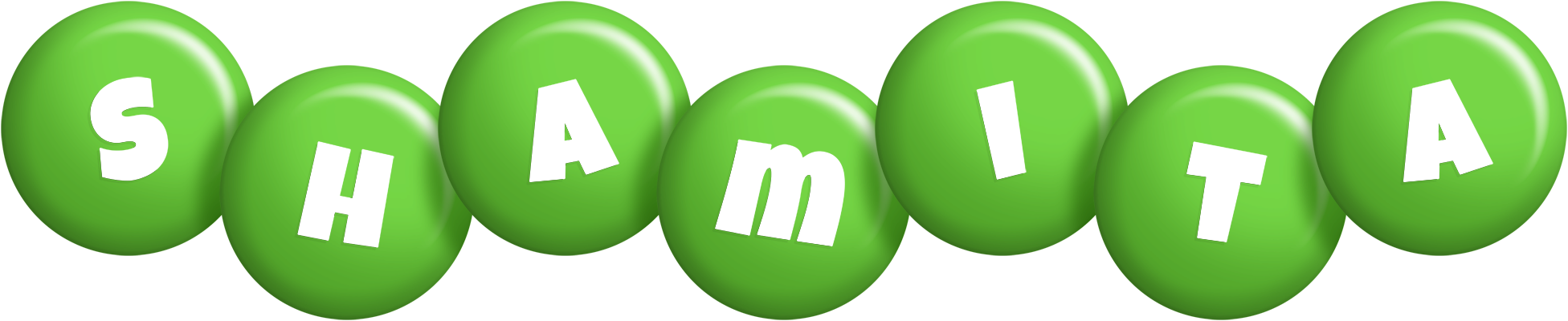 Shamita candy-green logo