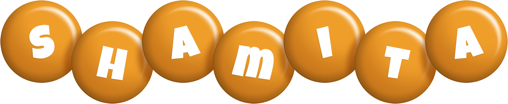 Shamita candy-orange logo
