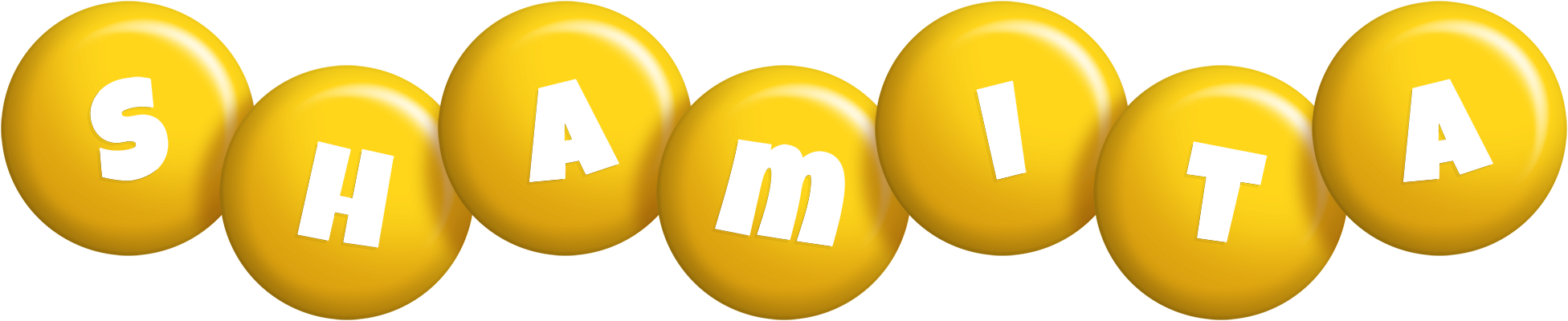 Shamita candy-yellow logo