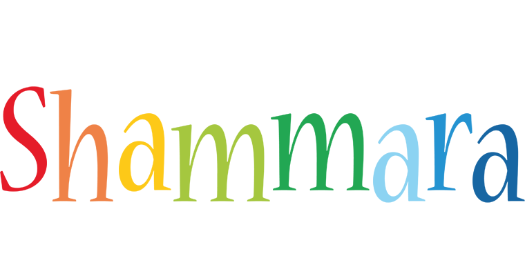 Shammara birthday logo