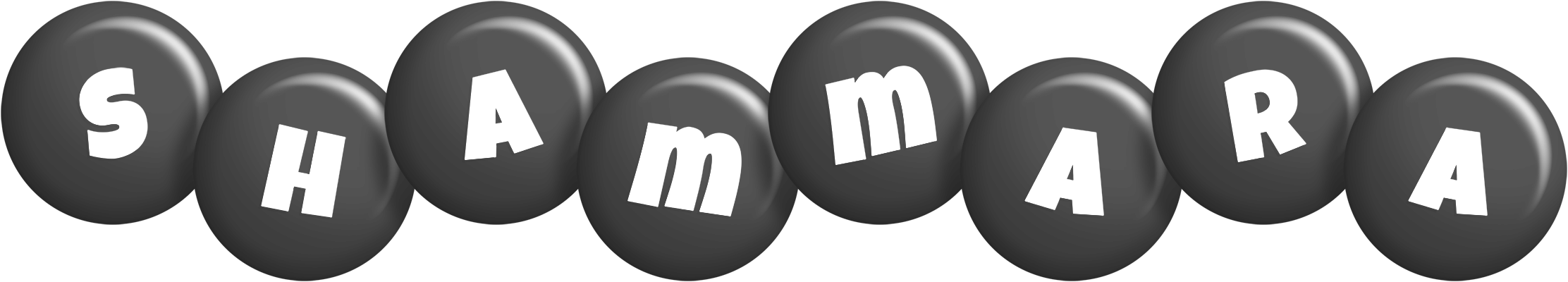 Shammara candy-black logo