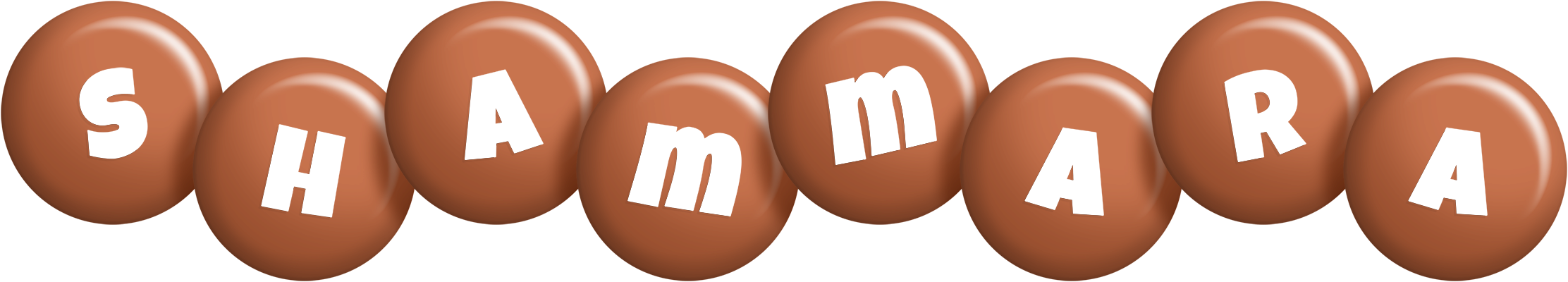 Shammara candy-brown logo