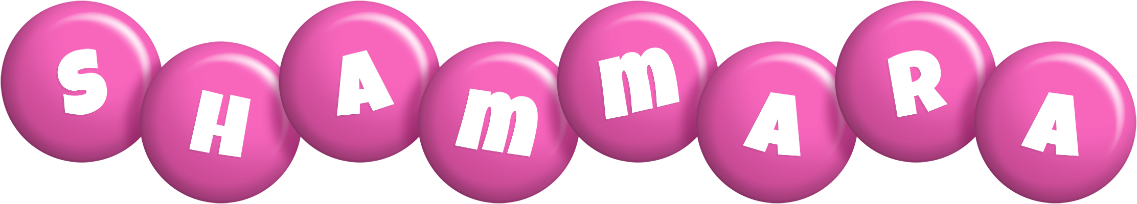 Shammara candy-pink logo