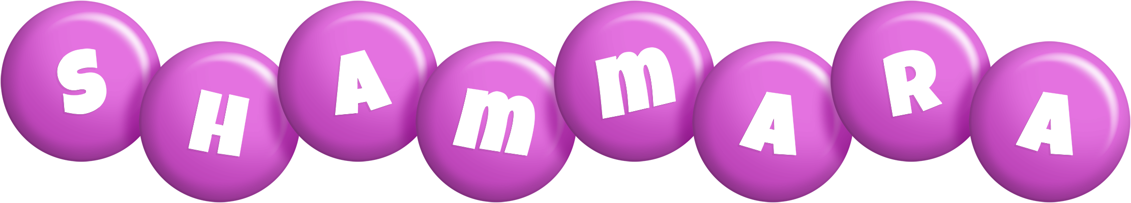 Shammara candy-purple logo