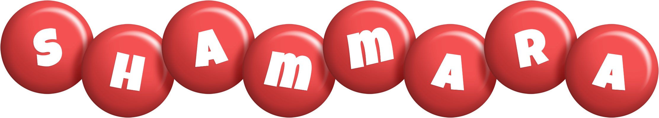 Shammara candy-red logo