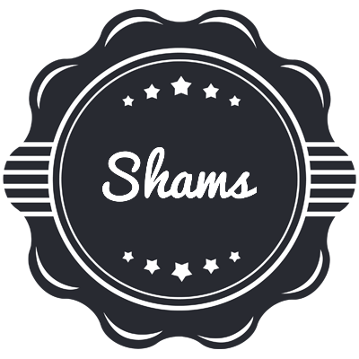 Shams badge logo