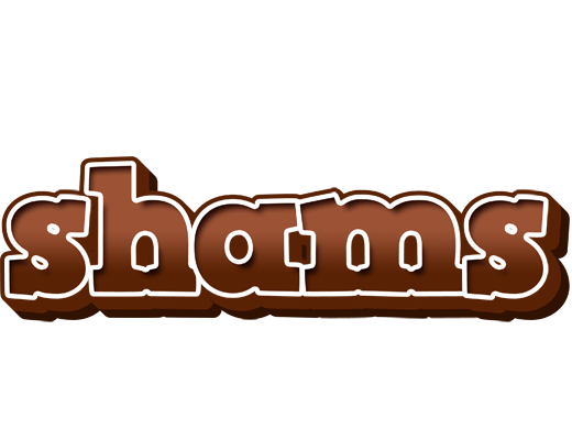 Shams brownie logo
