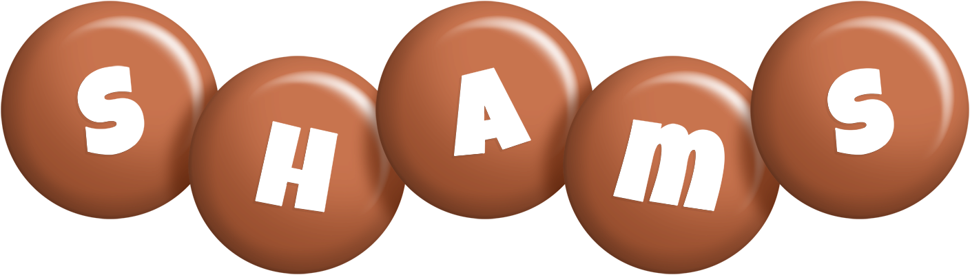 Shams candy-brown logo