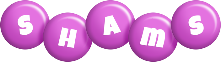 Shams candy-purple logo