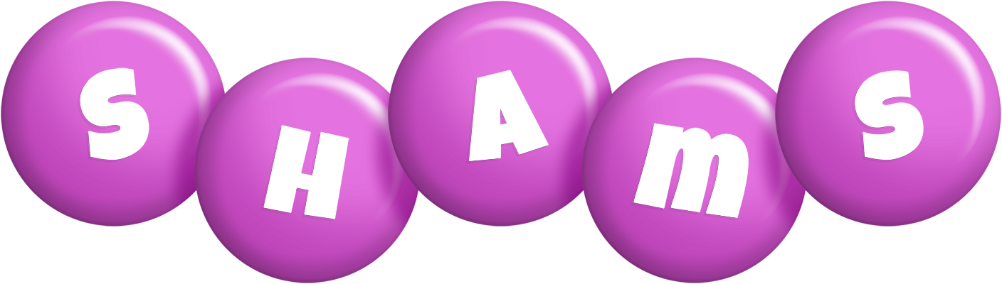 Shams candy-purple logo