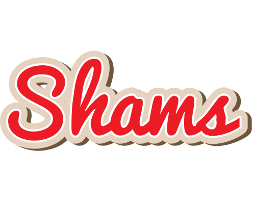Shams chocolate logo