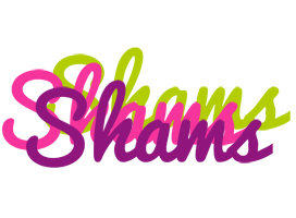 Shams flowers logo
