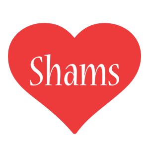 Shams love logo