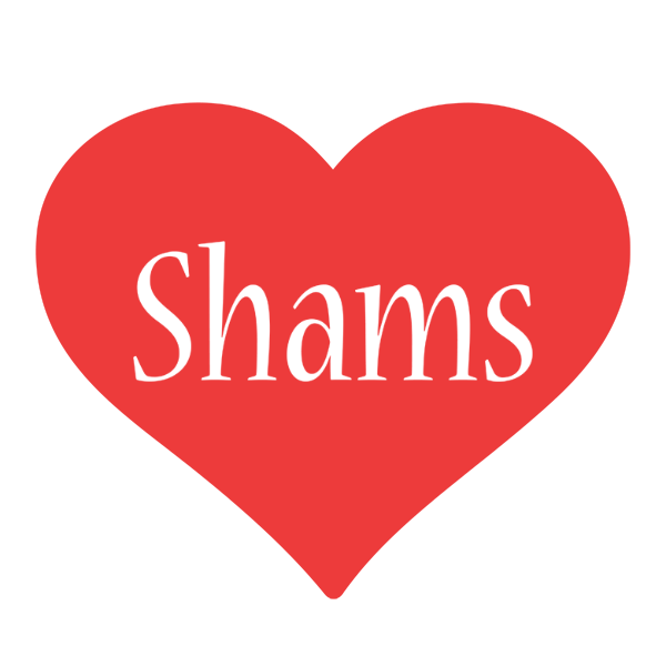 Shams love logo