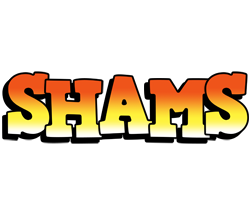 Shams sunset logo