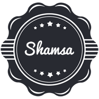 Shamsa badge logo