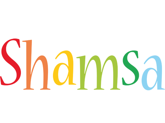 Shamsa birthday logo