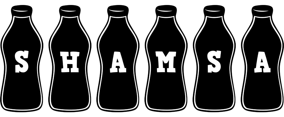 Shamsa bottle logo
