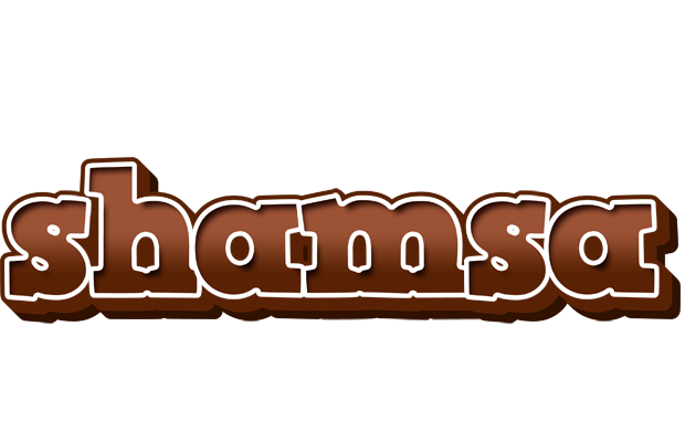 Shamsa brownie logo