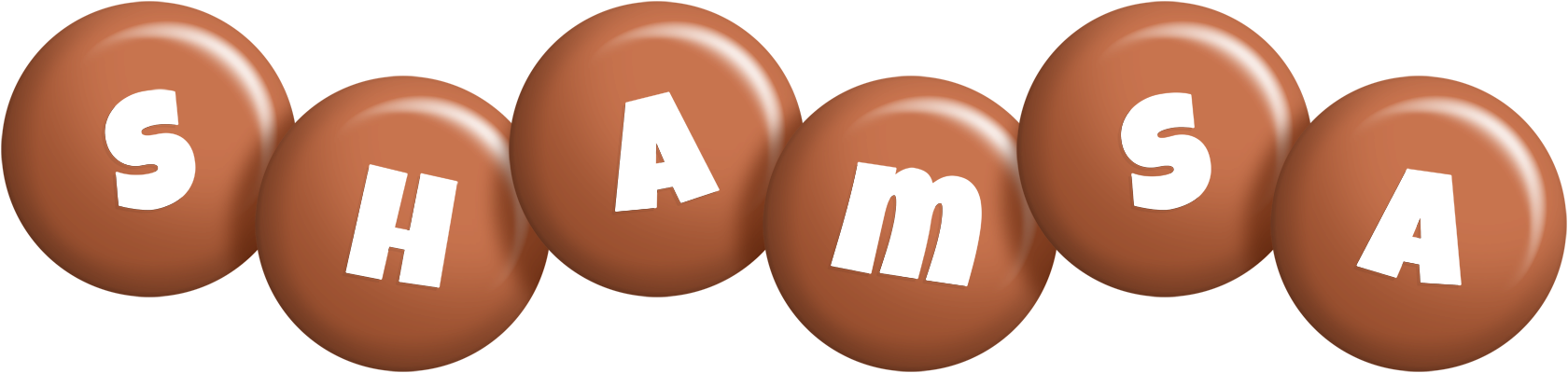 Shamsa candy-brown logo