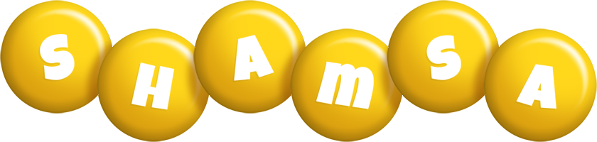 Shamsa candy-yellow logo