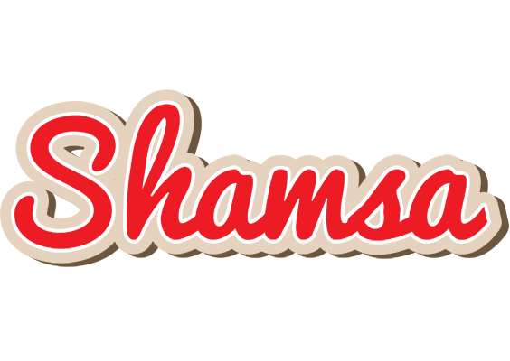 Shamsa chocolate logo