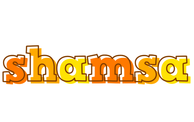 Shamsa desert logo