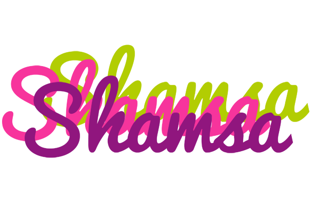 Shamsa flowers logo