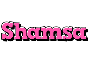 Shamsa girlish logo