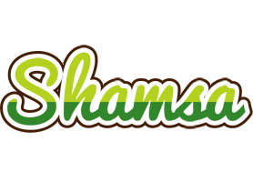 Shamsa golfing logo