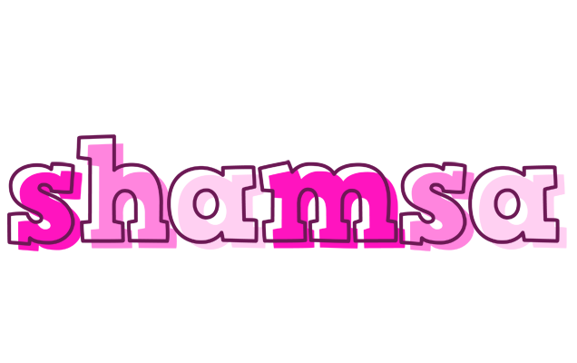 Shamsa hello logo