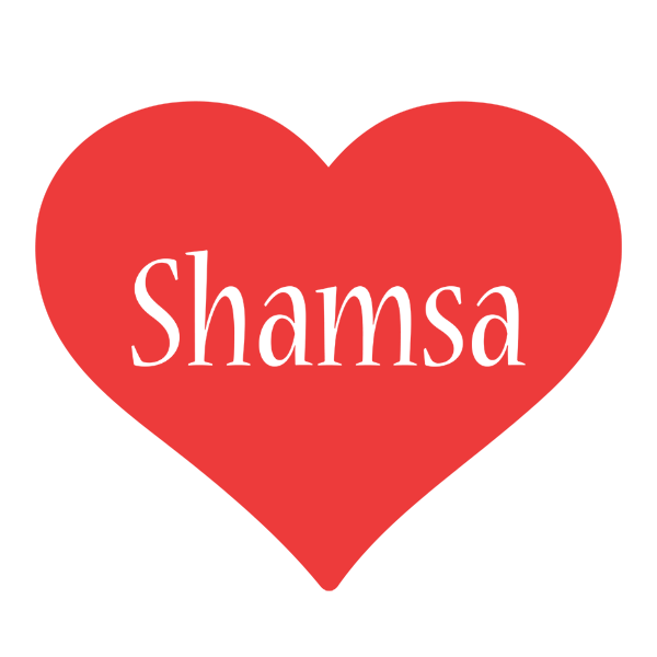 Shamsa love logo