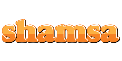 Shamsa orange logo