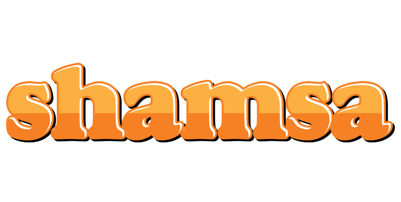 Shamsa orange logo
