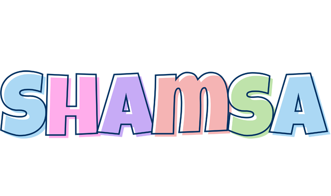 Shamsa pastel logo