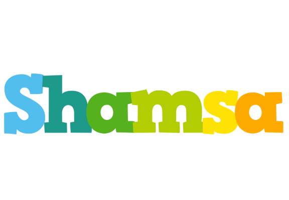 Shamsa rainbows logo