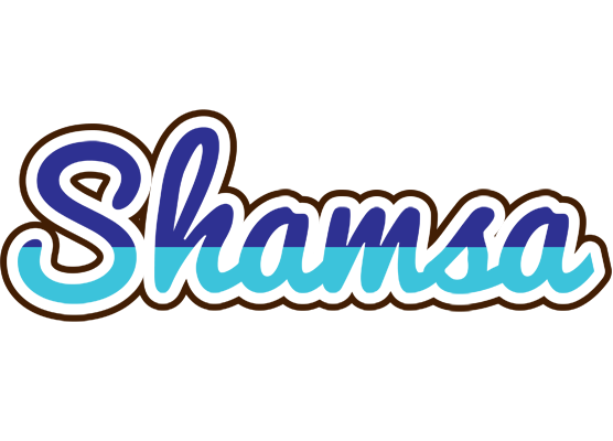Shamsa raining logo