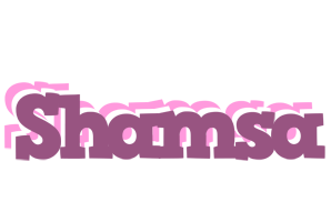 Shamsa relaxing logo