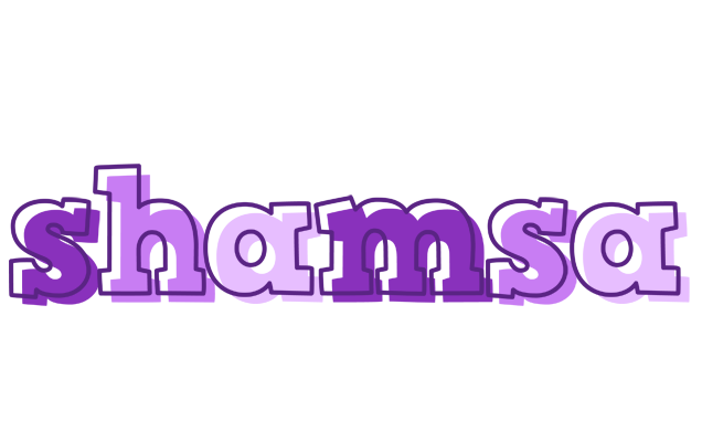 Shamsa sensual logo