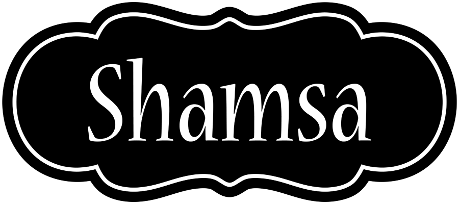 Shamsa welcome logo