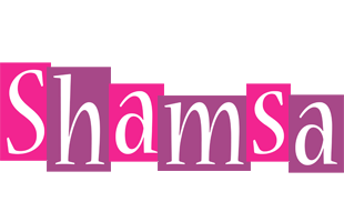 Shamsa whine logo