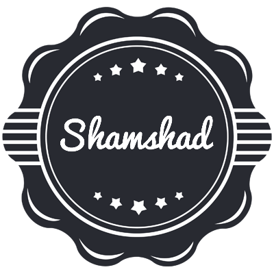 Shamshad badge logo