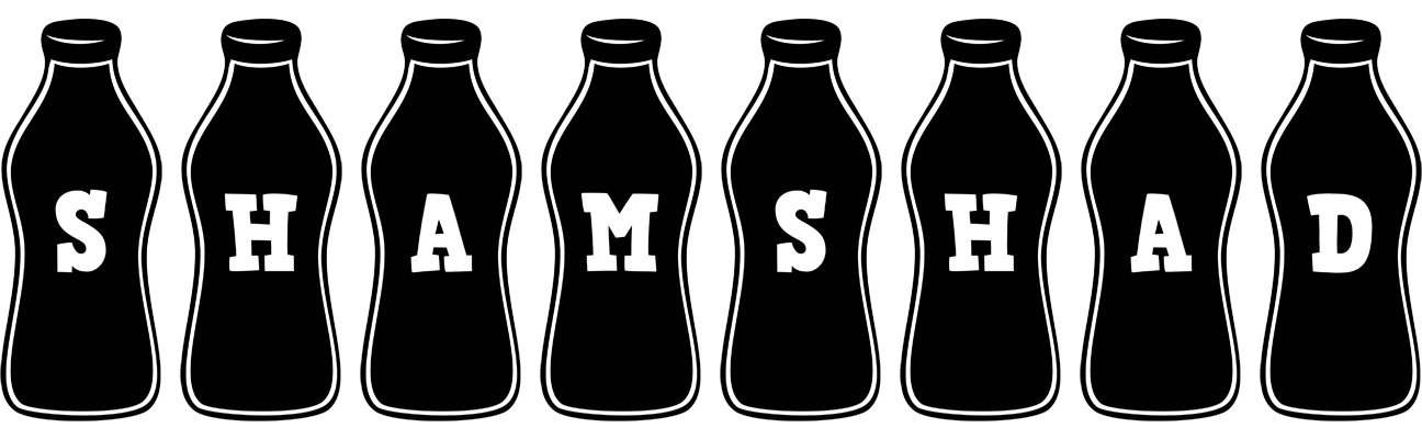 Shamshad bottle logo