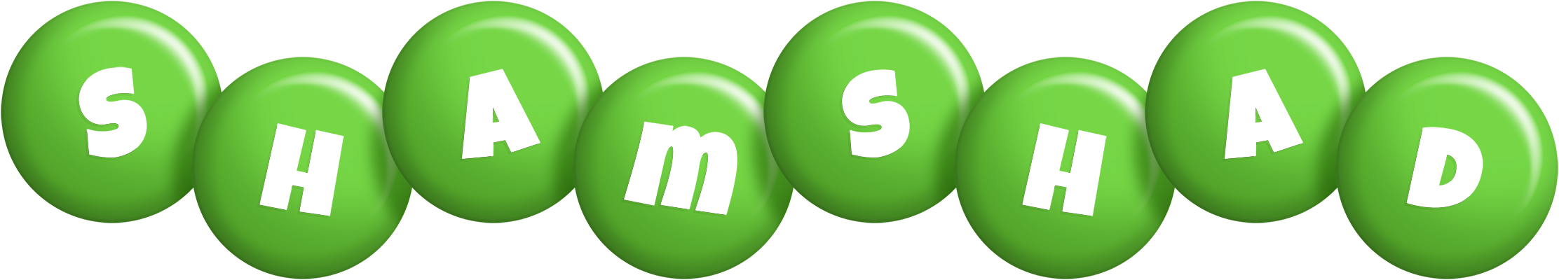 Shamshad candy-green logo