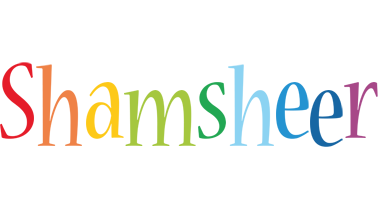 Shamsheer birthday logo