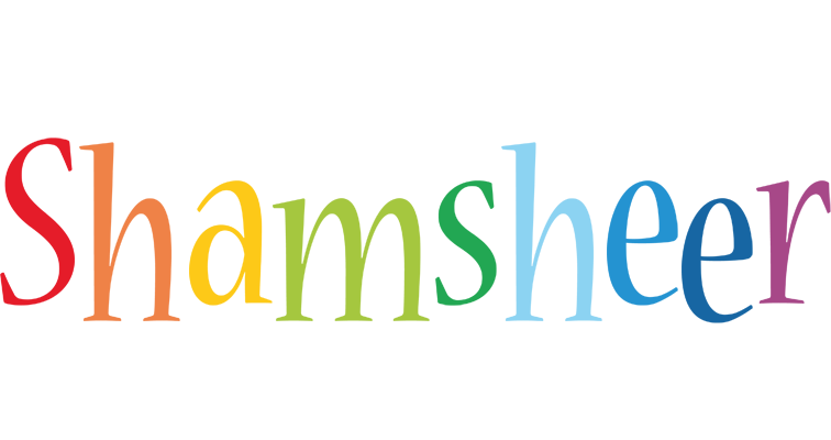 Shamsheer birthday logo