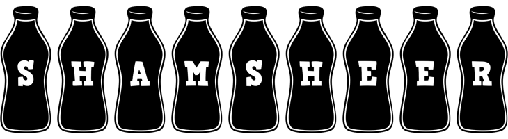 Shamsheer bottle logo