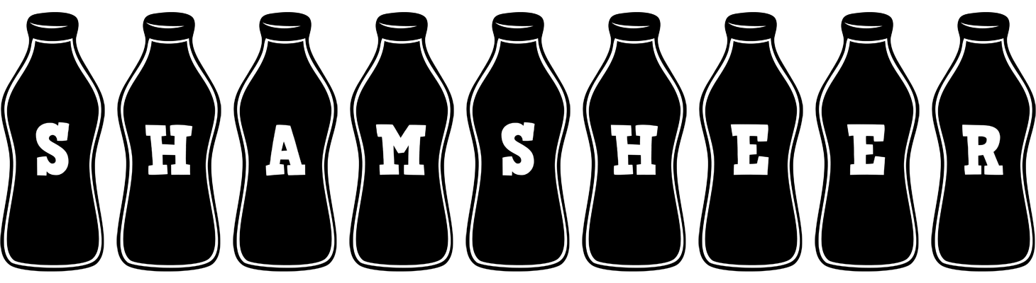 Shamsheer bottle logo